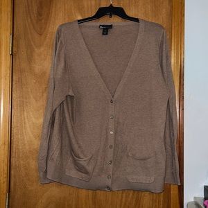 Beautiful Brown Plus Size Cardigan